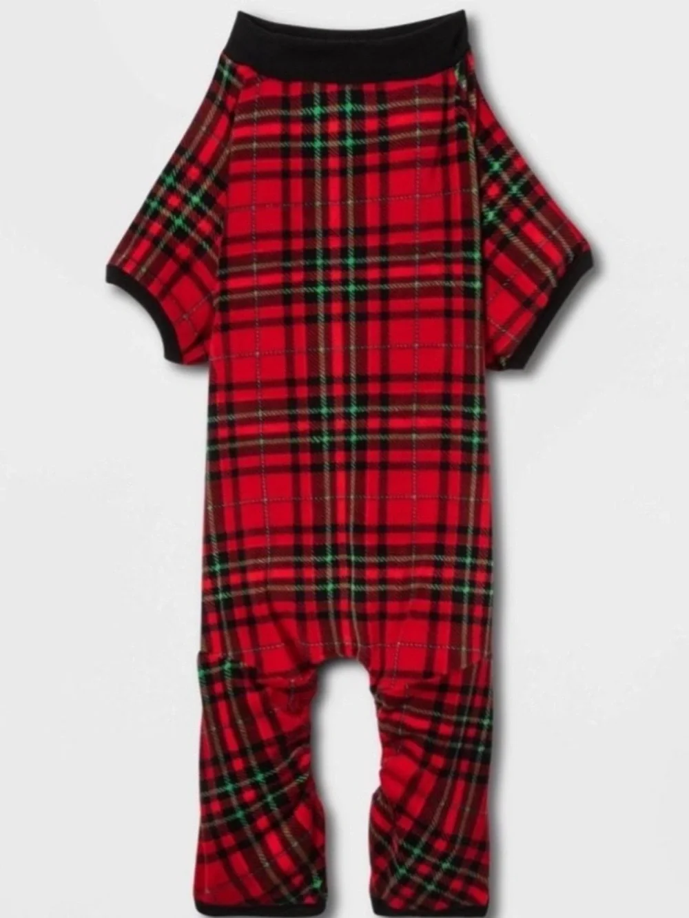 Wondershop Dog Pajamas Medium Red Plaid Fleece Christmas Holiday NWT